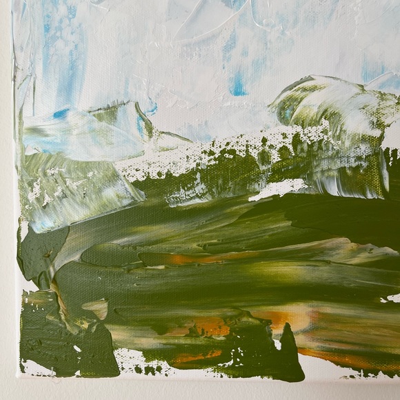 Original acrylic abstract titled - You Can’t Be Cirrus?! - Picture 10 of 12